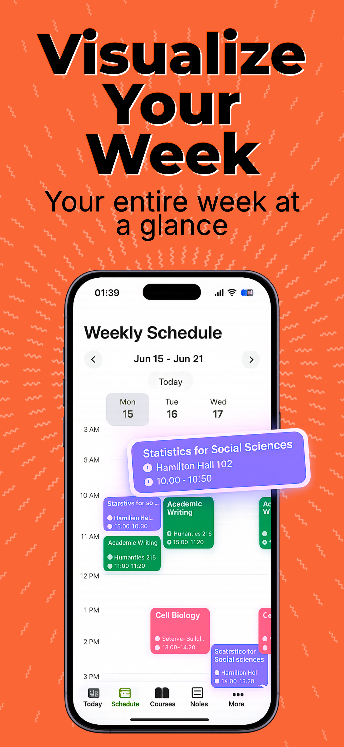 Absentify schedule